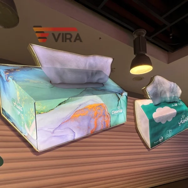 لایت باکس دستمال کاغذی