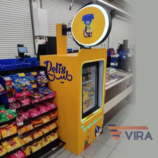 استند یخچالی تبلیغاتی برند دلیس