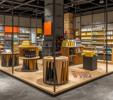 ایده استند فروشگاهی خلاقانه برای افزایش فروش